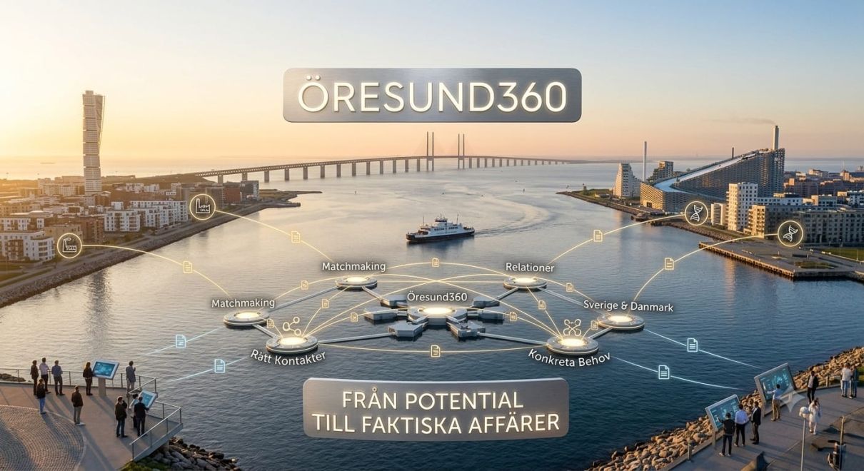 Öresund360 – att möjliggöra affärer, nätverkande och matchmaking i Öresundsregionen